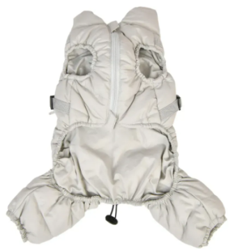 Комбінезон для собак з задніми лапками COTTON TOUCH HARNESS Puppia Grey