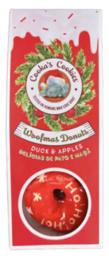 Набір натуральних пончиків для собак Cooka's Cookies до Нового Року