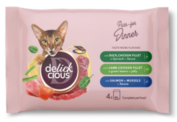 Delickcious Набір №3 вологого корму для котів