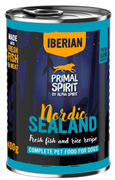Консерва для собак Primal Spirit NORDIC SEALAND WET DOG FOOD, свинина и рыба