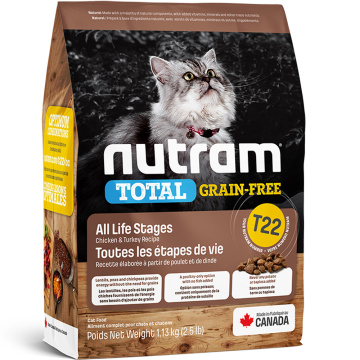 Nutram T22 Total Grain-Free Turkey, Chicken & Duck Cat
