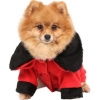 DoggyDolly Red fleece bow coat