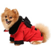 DoggyDolly Red fleece bow coat