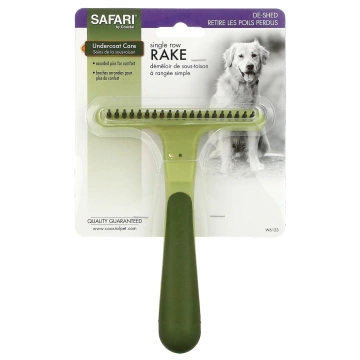 Safari Undercoat Rake Однорядные грабли для длинношерстных собак