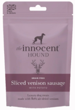 Лакомство для собак The Innocent Hound Колбаска из Оленины кусочками 
