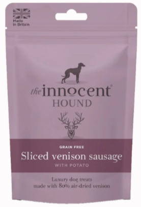 Ласощі для собак The Innocent Hound Ковбаска з Оленини шматочками