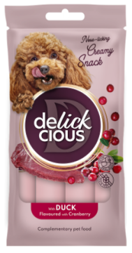 Delickcious Кремові ласощі – з качкою та додаванням журавлини