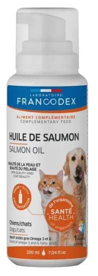 Francodex Salmon Oil Dog Cat олія лосося для собак та котів