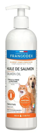 Олія лосося Francodex Salmon Oil Dog Cat, для собак та котів