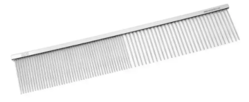 Расческа Tauro Pro Line, металлическая, жидкие и густые зубцы