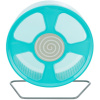 Бігове колесо для гризунів на підставці Trixie, пластик, d=20 см (пластик)