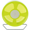 Беговое колесо для грызунов на подставке Trixie, пластик, d=20 см (пластик)