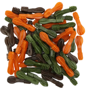 Лакомство для чистки зубов собак UniQ PETS DENTAL Зубные щетки (микс)