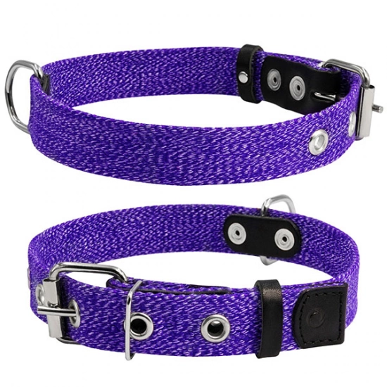 Нашийник Collar х/б тісьма фіолетовий