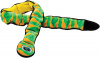 Outward Hound Invincibles Snakes “Непобедимая змея” для собак, зеленая