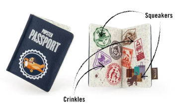 Игрушка для собак Globetrotter Collection - Passport Pet Play