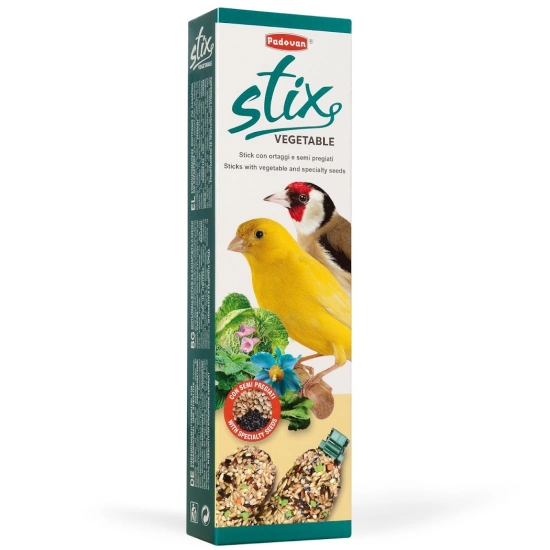 Padovan Stix Vegetable Дополнительный корм (лакомство) для взрослых канареек