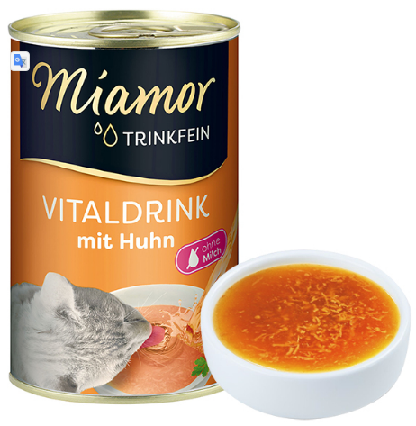 Miamor Vitaldrink mit Huhn КУРКА бульон, напиток для кошек