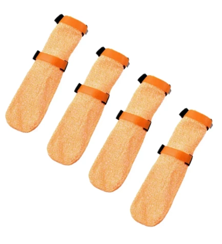 Високі шкарпетки для собак Protector light socks high Non-stop dogwear Помаранчевий 4 Шт.