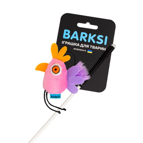 Игрушка для Кошек Barksi Удочка Попугай
