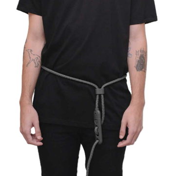 Поводок для собак Zee.Dog - Titanium grey Hands-Free Leash