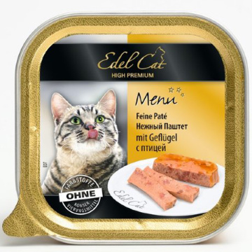 Edel Cat with poultry pate