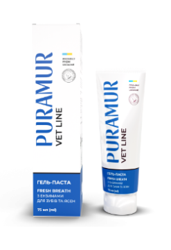 Гель-паста PURAMUR с энзимами для зубов и десен Fresh Breath  