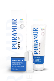 Гель-паста PURAMUR с энзимами для зубов и десен Fresh Breath  