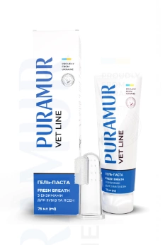 Гель-паста PURAMUR з ензимами для зубів та ясен Fresh Breath