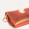 Шкіряна сумочка для пакетів для прибирання BranniPets - Portabolsas Metal Orange