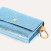 Шкіряна сумочка для пакетів для прибирання BranniPets - Portabolsas Metal Sky blue