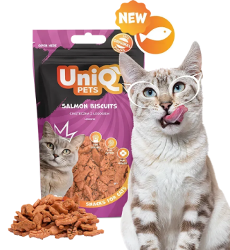 Ласощі для котів Uniq PETS CAT SNACKS MIMI Печиво з лосося