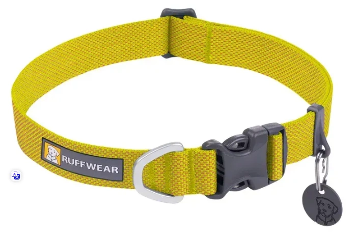 Облегченный ошейник для собак Ruffwear Hi & Light Желтый