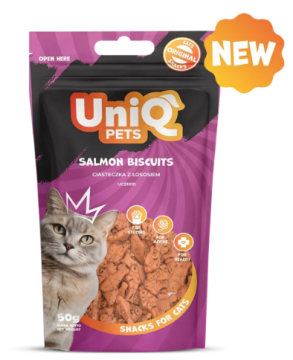 Лакомство для кошек Uniq PETS CAT SNACKS MIMI Печенье из лосося