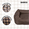 Лежак для Тварин Barksi Home Прямокутний Коричневий