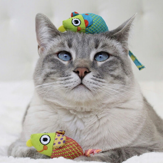 Petstages Catnip Chew Mice 234.32 DAMBO