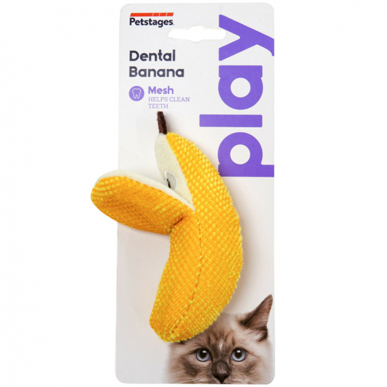 Petstages Dental Banana Игрушка "Банан" для кошек