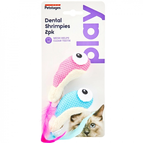 Petstages Dental Shrimpies Игрушка "Креветка" для кошек