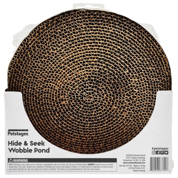 Petstages Hide & Seek Wobble Pond Іграшка-неваляшка з кігтеточкою для кішок