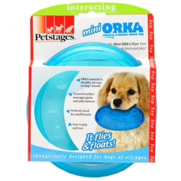 Petstages Mini Orka Flyer Летающая тарелка малая для собак