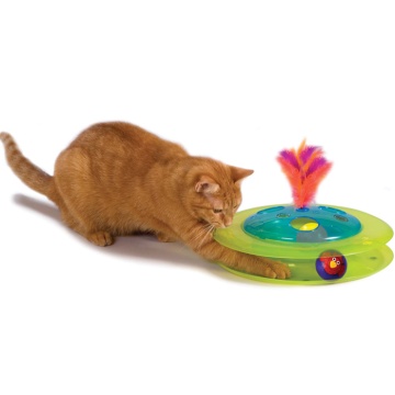 Petstages Sights & Sounds Birdie Chase Музичний трек з м'ячиком та пташкою для котів