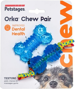 Petstages Orka Chew Pair "Косточка и гантель" для собак малых пород