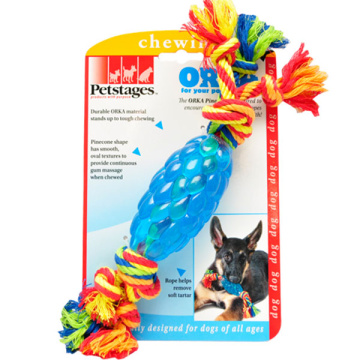 Petstages Orka Pine Cone Chew Орка-шишка з канатом для собак