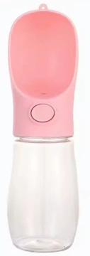 Outdoor Pet Bottle — Портативная бутылка-поилка для животных, розовая