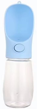 Outdoor Pet Bottle Портативная бутылка-поилка для больших и маленьких животных, синяя