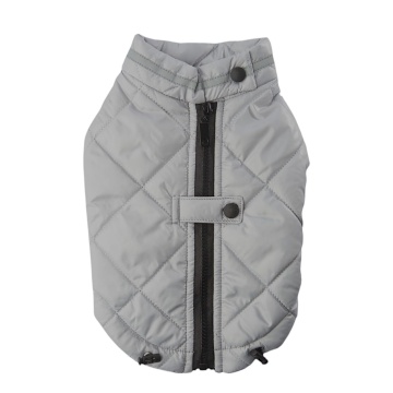 Жилет утеплений Pet&Co “ромби” сірий