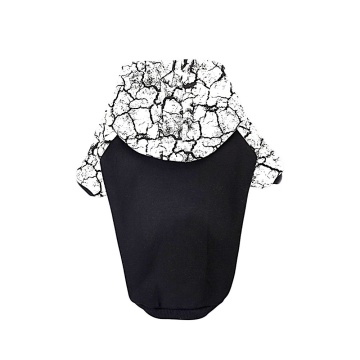 Утеплена трикотажна кофта Pet&Co "Чорно-біла" для собаки