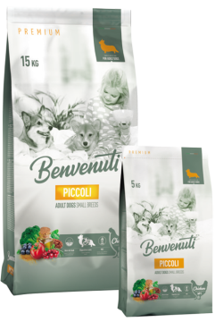 Сухий корм для собак Benvenuti PICCOLI Для дорослих собак МАЛИХ порід.