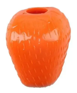  Игрушка для собак MR.STRONG, клубника, оранжевая.