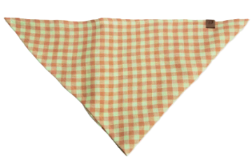 Бандана для собак Cloud7 Check Помаранчевий